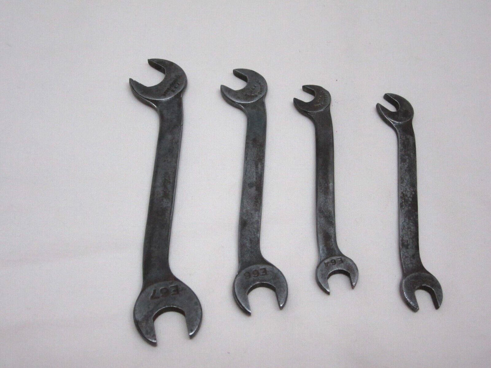 4 Duro Chrome E67 to E63 Ignition Angle Wrenches Double Open End
