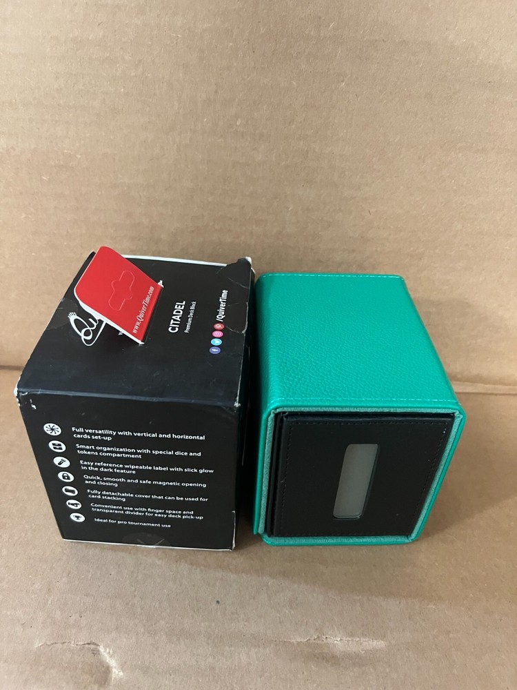 Quiver Time Green Citadel Deck Block - 100+ Commander MTG Deck Box for Cards ...