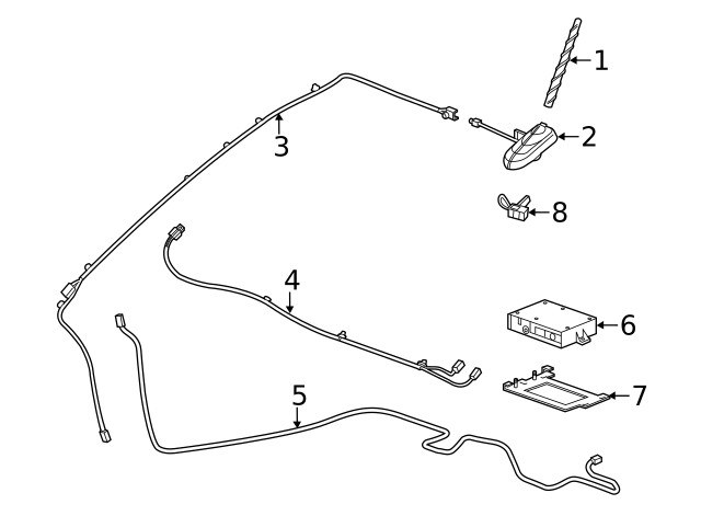 Genuine GM Communication Interface Module Bracket 95200596