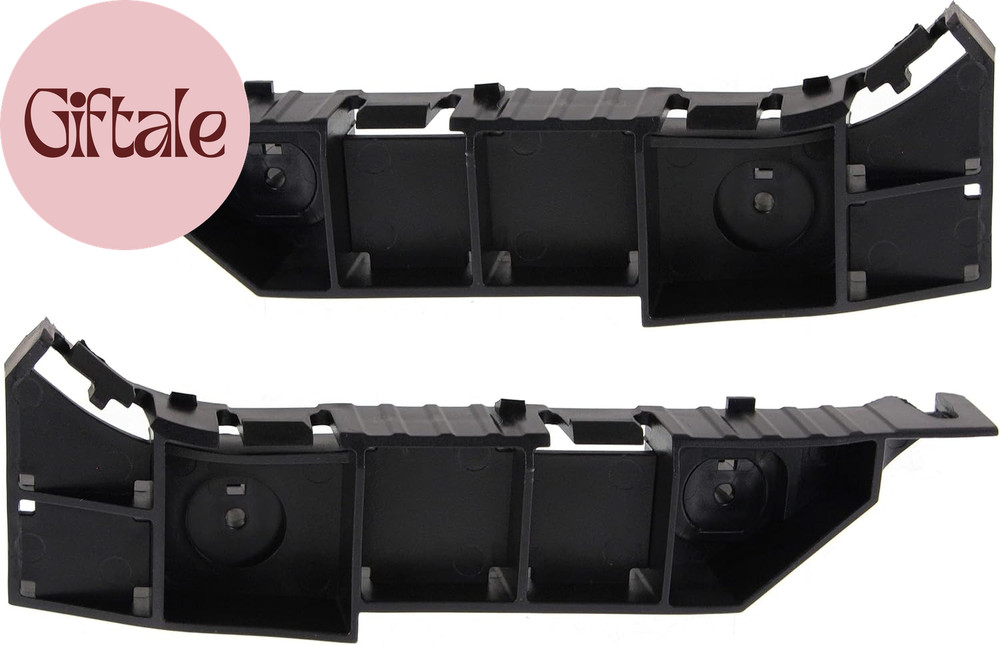 Front Bumper Bracket Set for 2004-2005 Honda Civic, Driver and Passenger Side