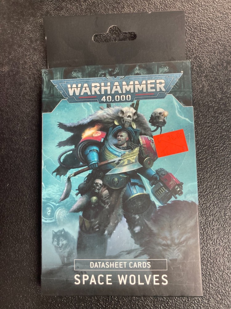 Space Wolves Datasheet Cards 10th Ed Warhammer 40K