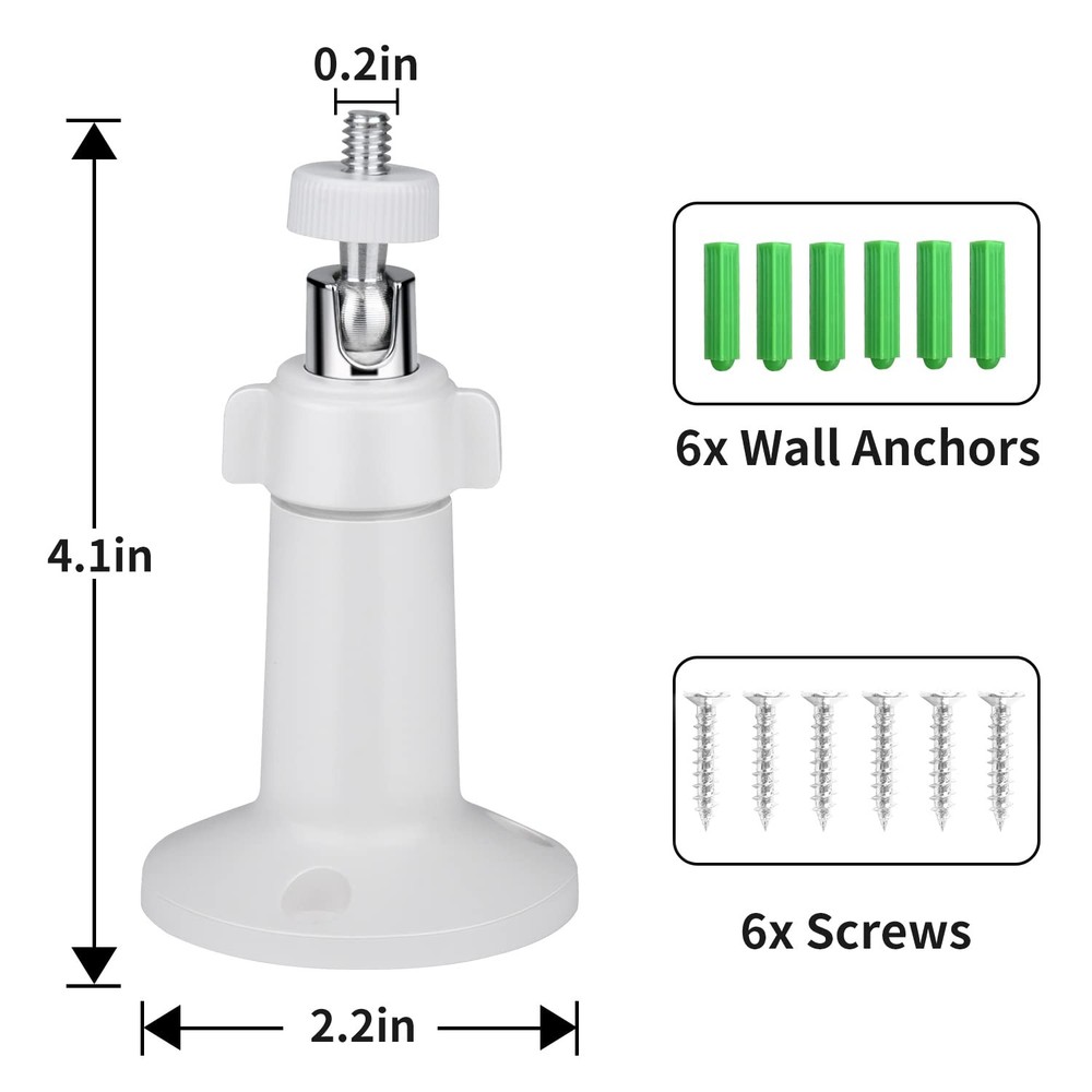 2Pack Wall Mount Bracket for Ring Stick Up Cam & Outdoor Plus,...