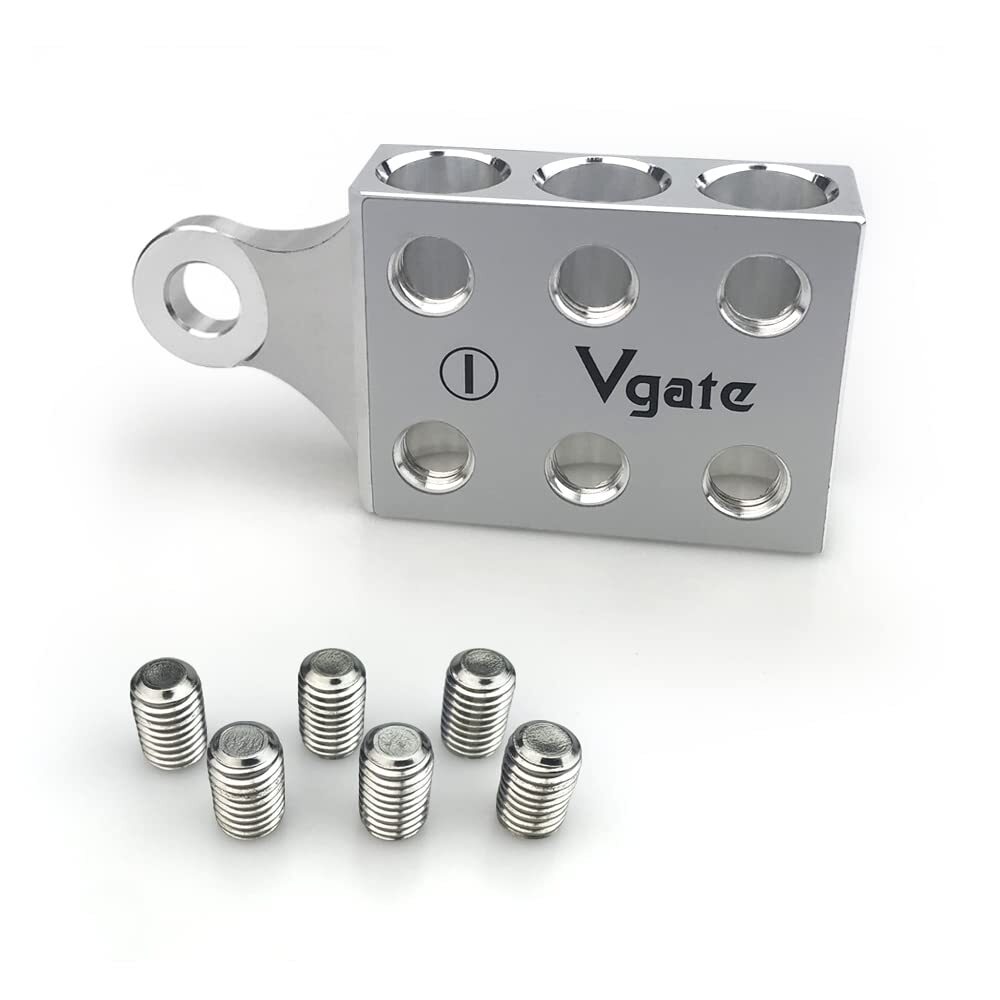 Vgate O6(M10)x2/0 AWG Gauge Post Battery Terminals for Lithium or AGM Lead Acid