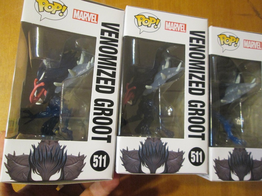 FUNKO POP MARVEL VENOM VENOMIZED GROOT 511 GITD GLOWS IN THE DARK HOT TOPIC READ