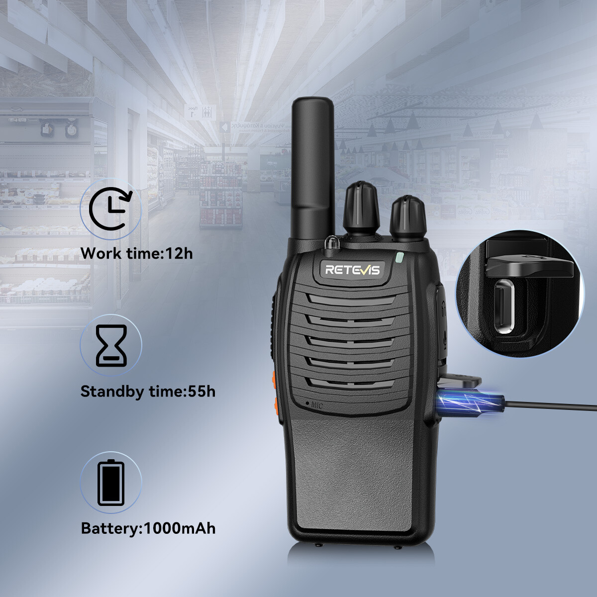 10*Retevis H777 UHF FRS Walkie Talkies Long Range 2W 16CH VOX TOT Two Way Radio