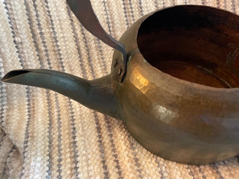Antique Oriental copper vessel Tea Coffee pot
