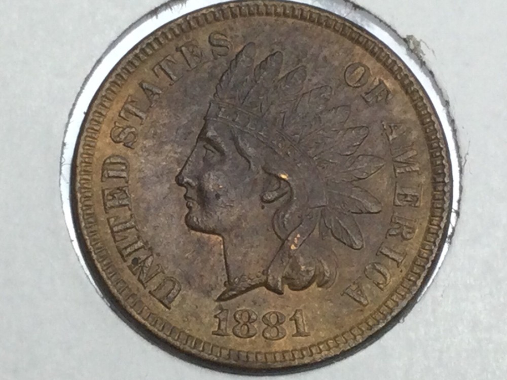 1881 Indian Cent super slider