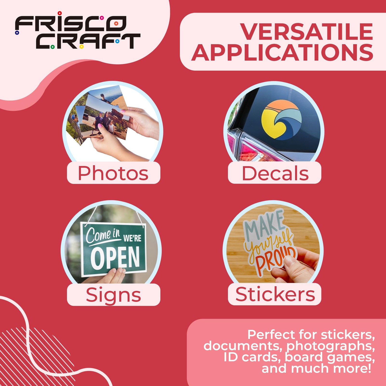 Transparent Self Adhesive Laminating Roll - Self Laminating Sheets for Decals...