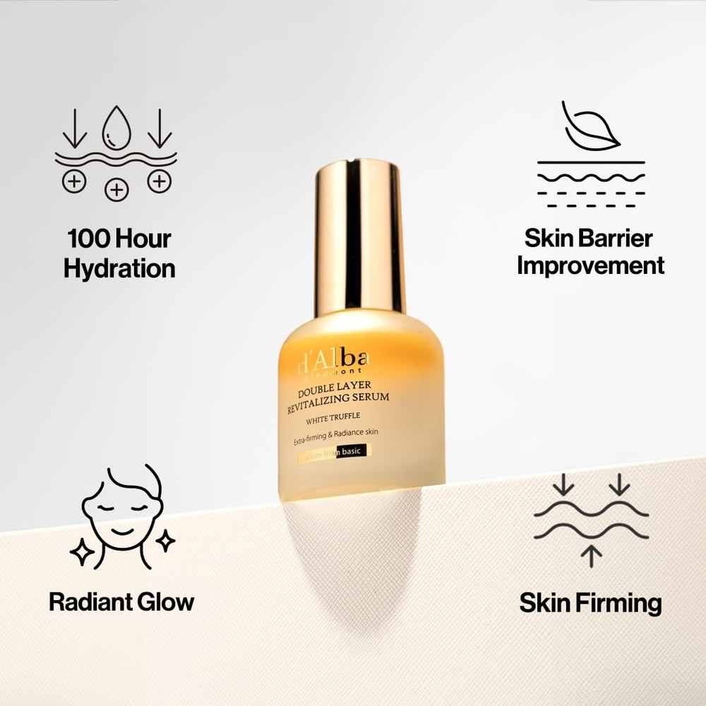 d'Alba White Truffle First Spray & Double Layer Revitalizing Serum Bundle