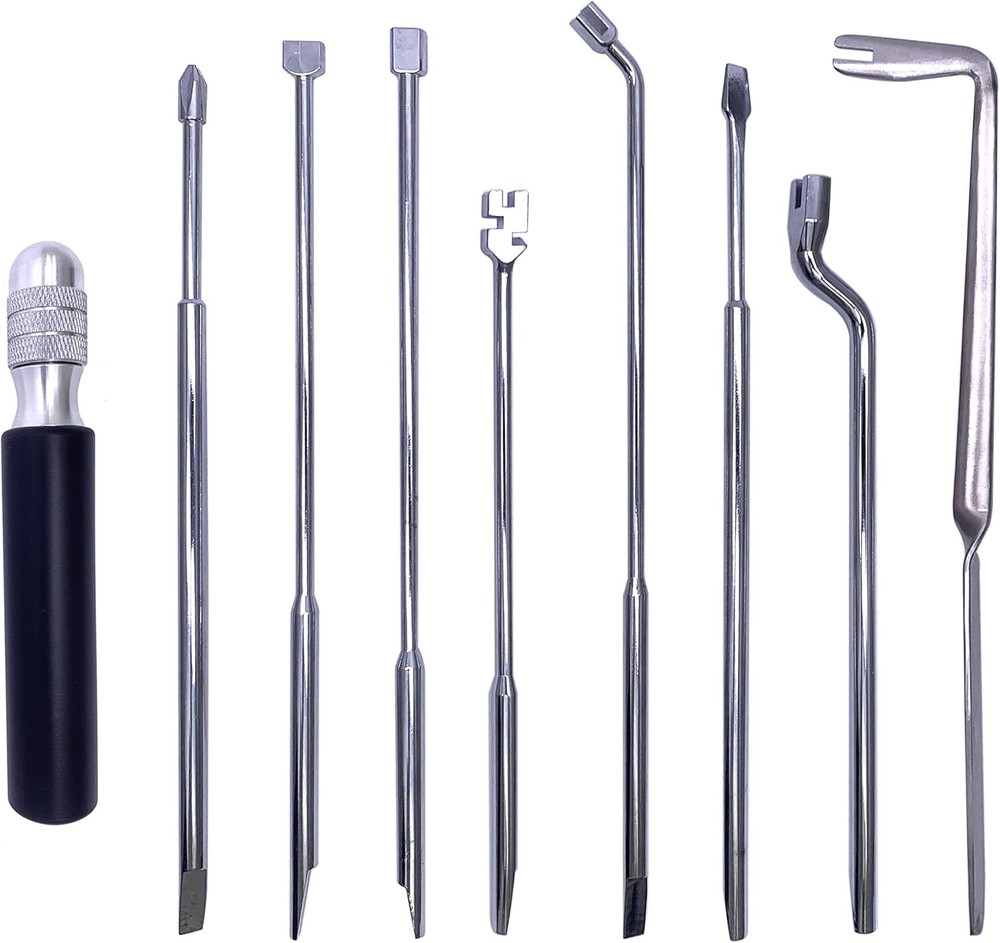 Piano Repair Tool Kit Regulating Tools Including Screwdriver 9 Pcs