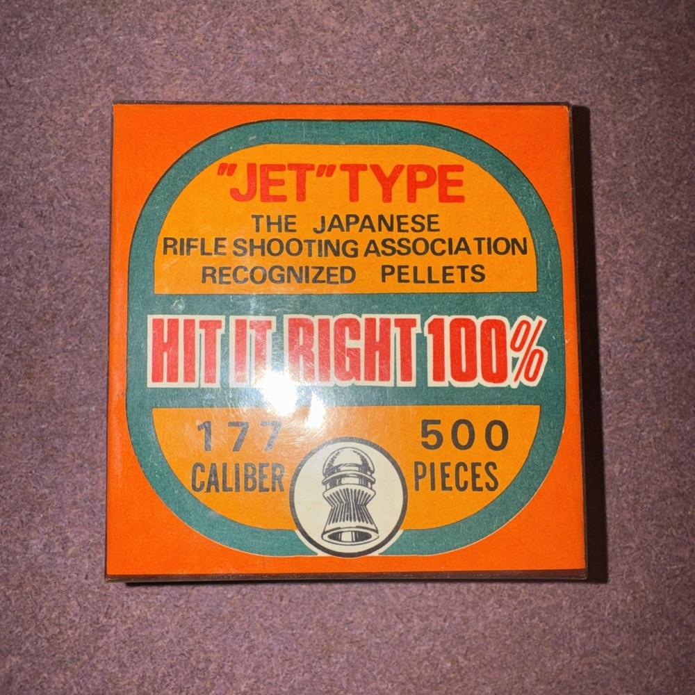 .177 Jet Pellet Air Rifle Almost Empty Box