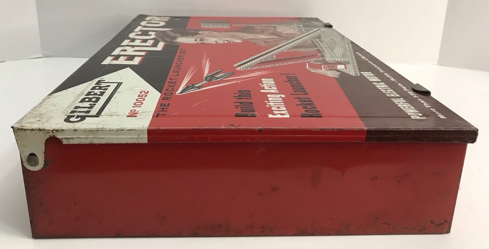 Vintage AC GILBERT Erector Set ROCKET LAUNCHER 10052 UNTESTED MOTOR *Read*