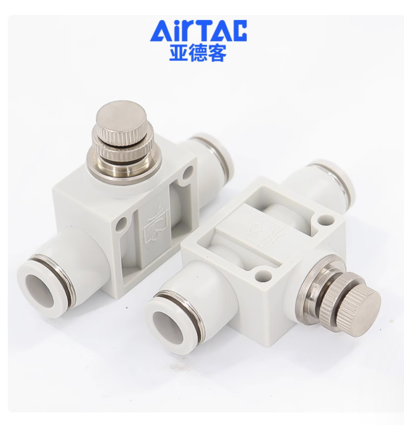 1PC NEW AirTac Through speed regulating valve PSA-6 #LL