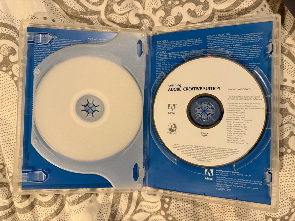 Adobe Photoshop CS4 Extended Student Edition with code for Serial Number VG MAC