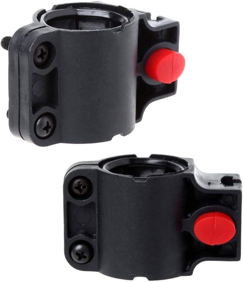 2-Pack Waterproof Bike Lock Holder - Universal U-Lock Frame Mounting Bracket