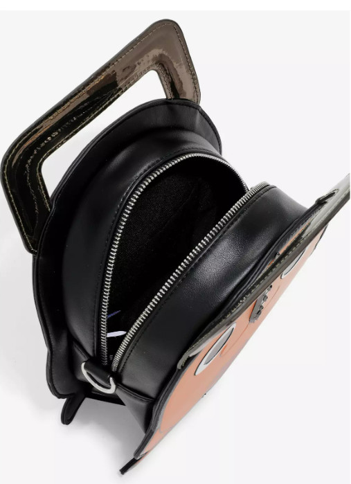 CHAINSAW MAN Pochita Crossbody Bag Purse Figural Anime Character Orange Die-Cut