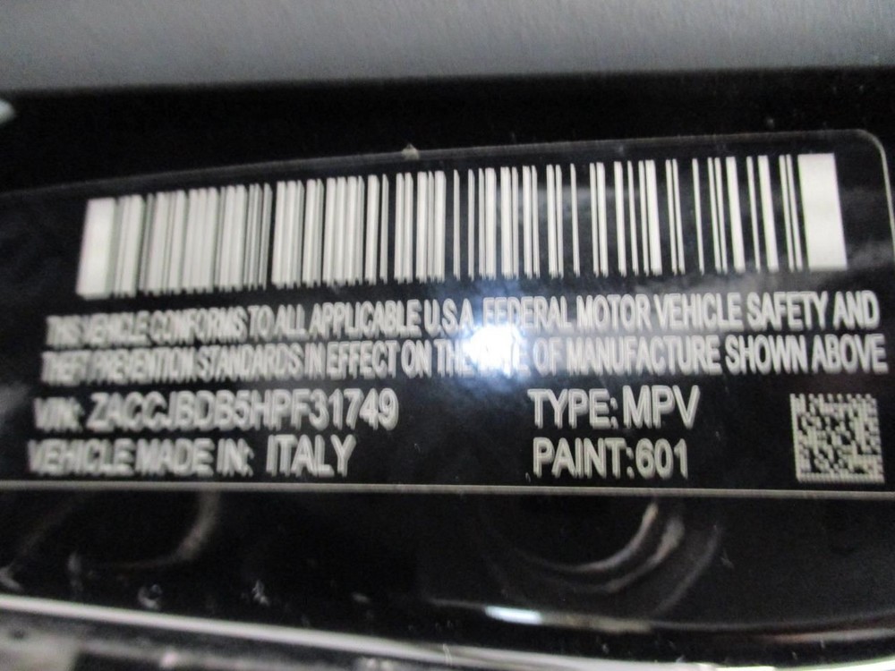 Jeep Renegade 2017 Camera/Projector 68360119AA 8843