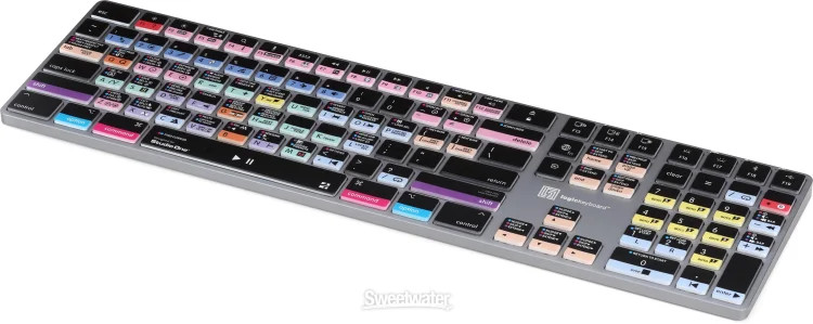 LogicKeyboard Titan Wireless Backlit Keyboard for Studio One - Mac