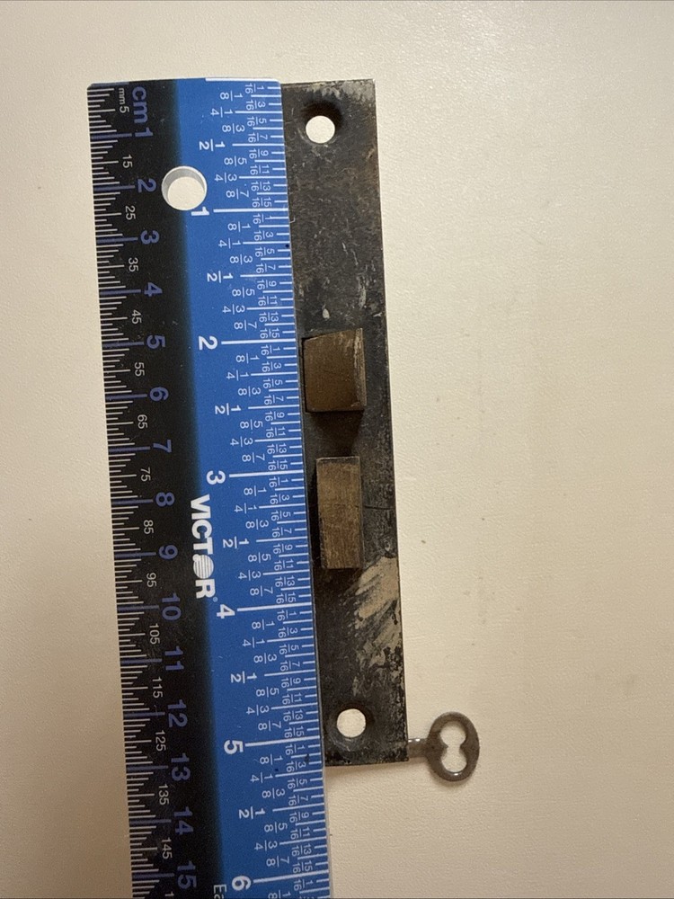 Antique Mortise Lock, Door Hardware, Victorian, Latch, Brass