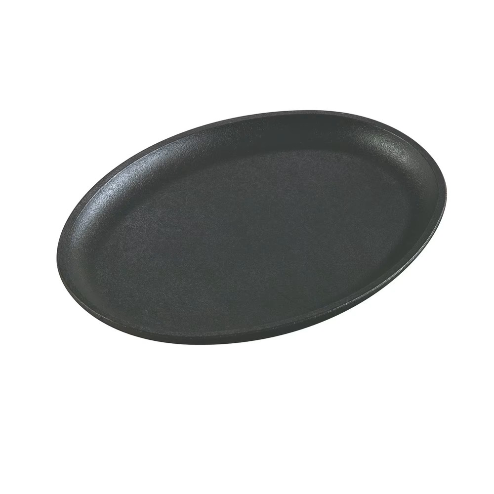 Lodge LOSH3 Cast Iron 10" Handleless Oval Serving Griddle