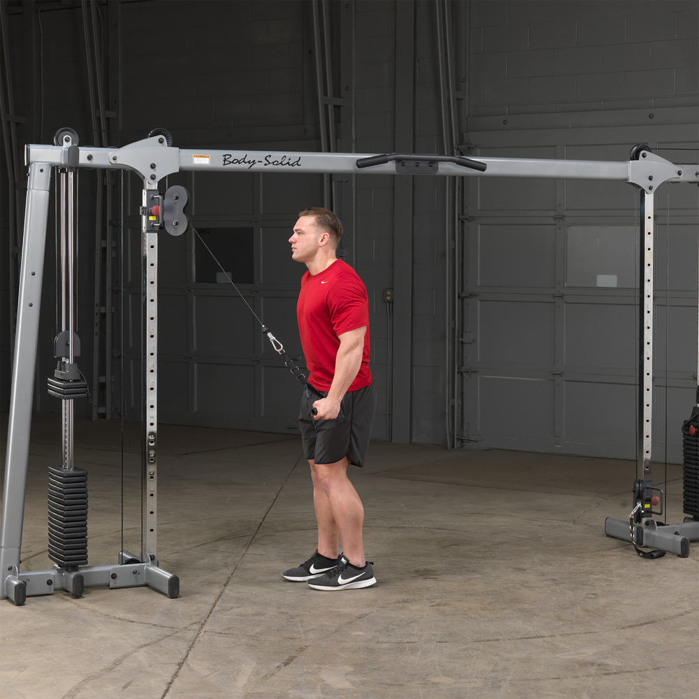 Body Solid Deluxe Cable Crossover GDCC250 Selectorized Home Gym Exercise Station