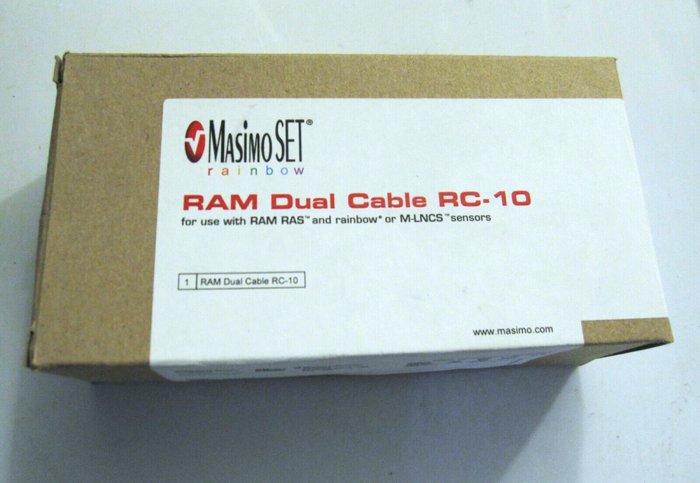 Masimo REF 3660 RAM Dual Cable RC-10 New