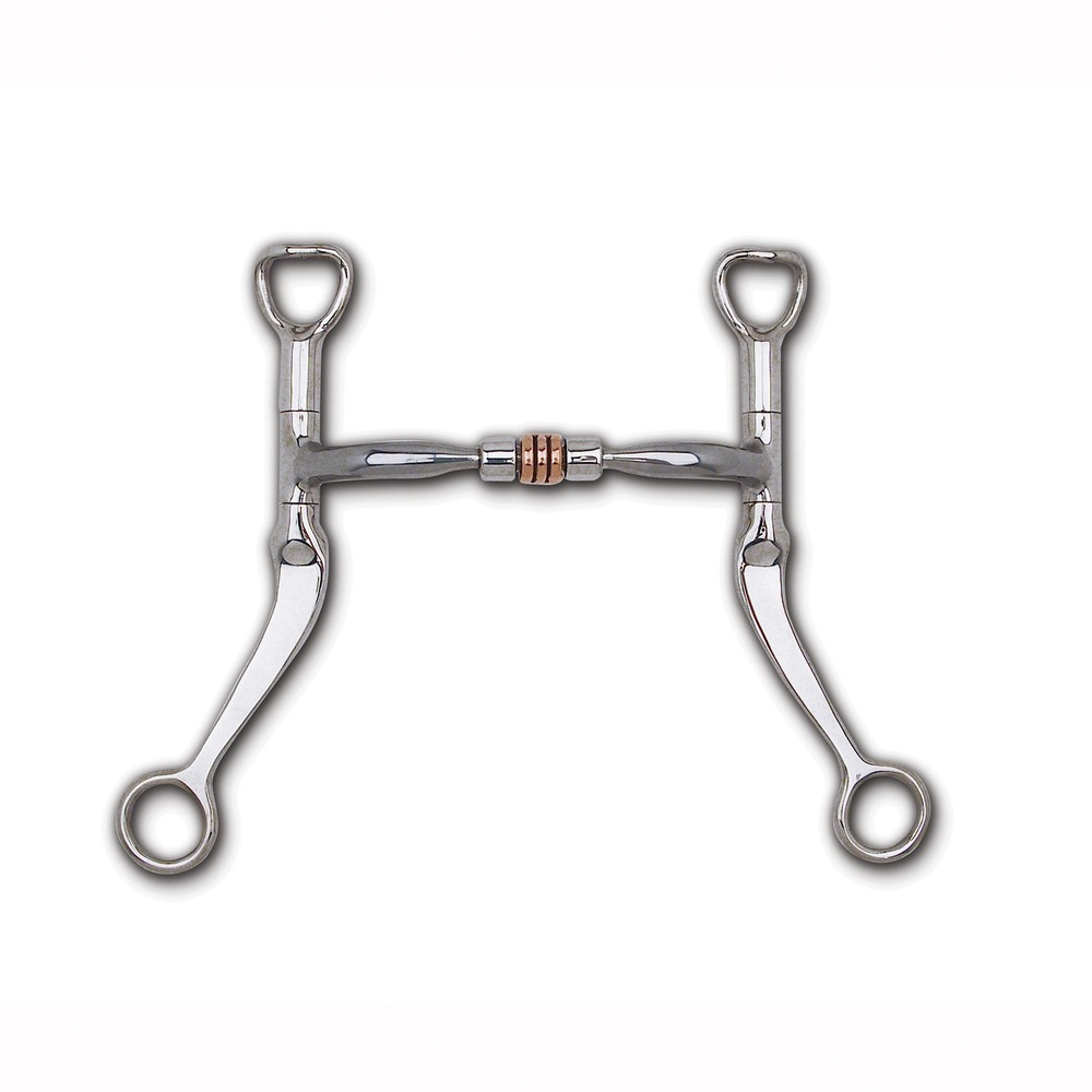 Myler Flat Shank with Comfort Snaffle Copper Roller MB 03