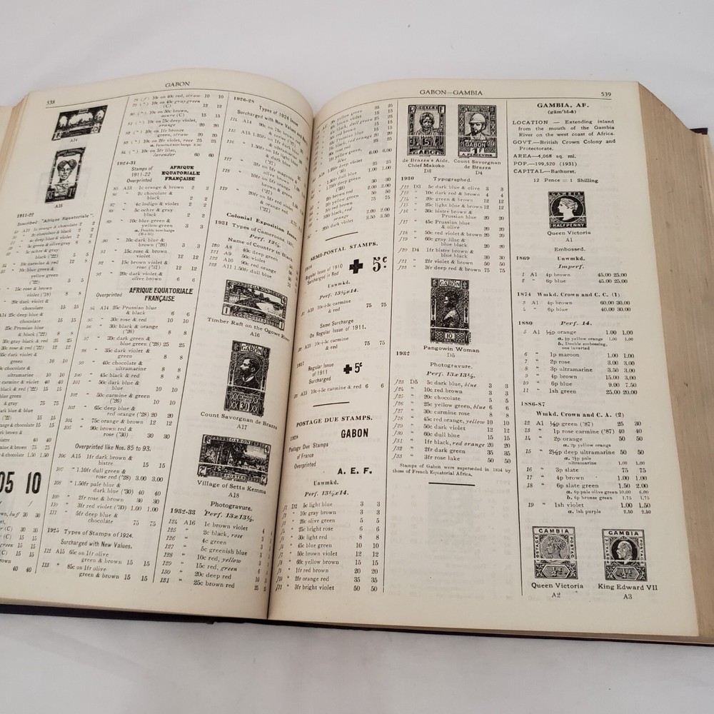 1941 Scott’s Standard Postage Stamp Catalogue Hardcover Philately Book