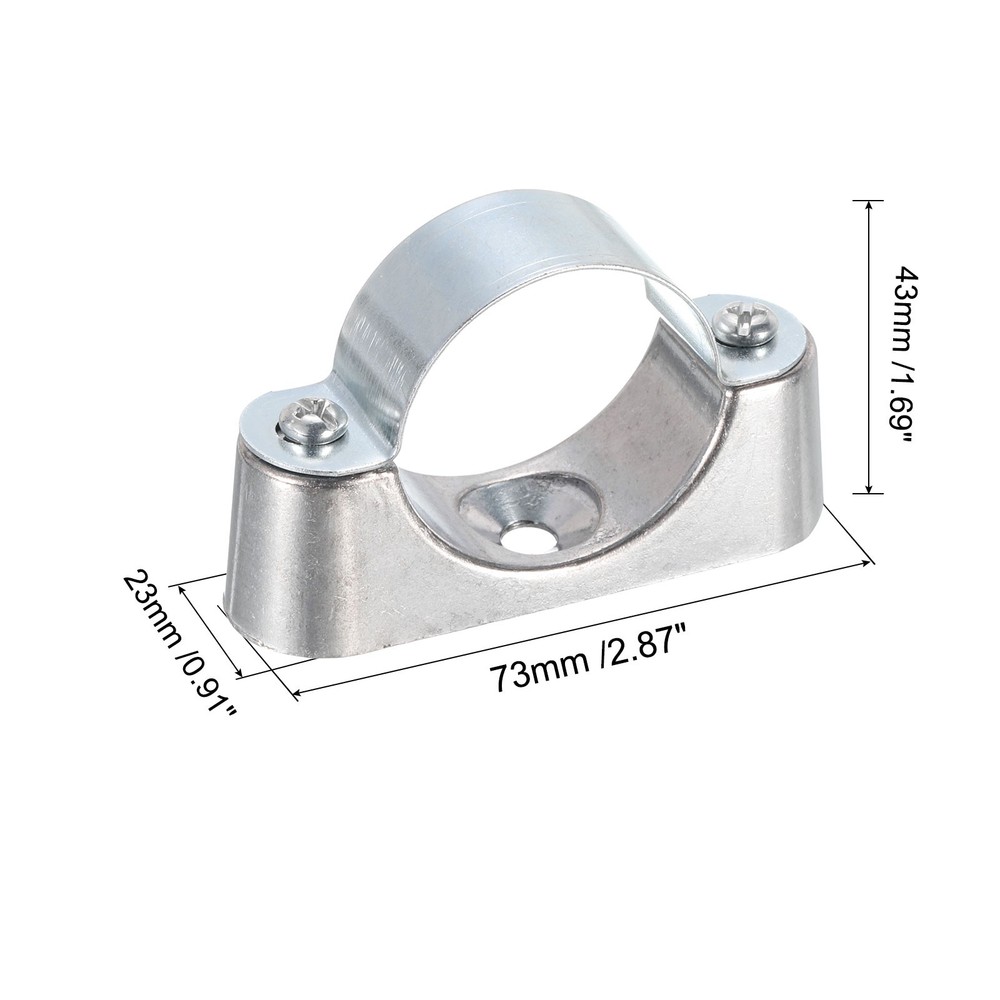 10Pcs Pipe Support Pipe Bracket Clamp Wall Mount Ceiling Mount for 39mm Pipe