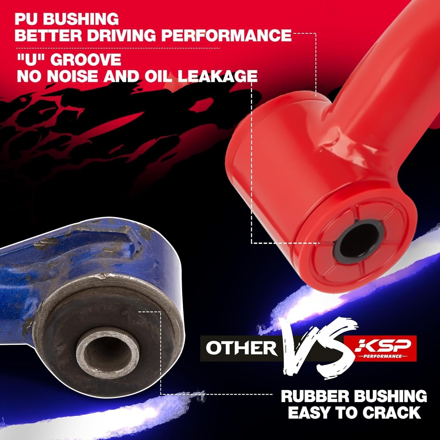 Front Upper Control Arms For 4-6 inch Lift Chevy Silverado GMC Sierra 1500 07-18