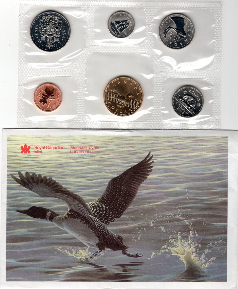 Canada 1996 Proof Like Coin Set PL COA Envelope