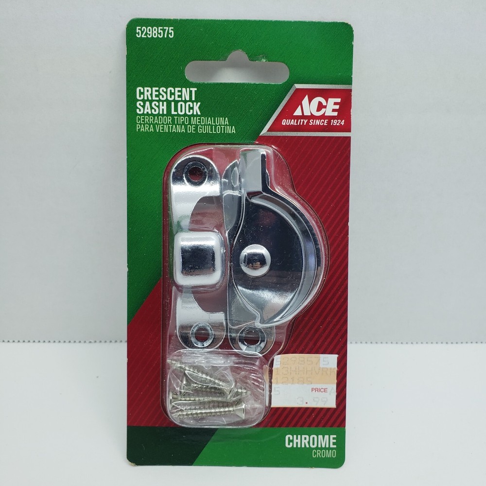 ACE Crescent Sash Lock Chrome #5298575