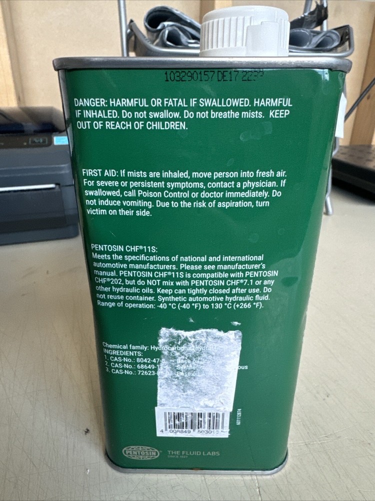 Pentosin CHF 11S Power Steering Fluid- 1L Can