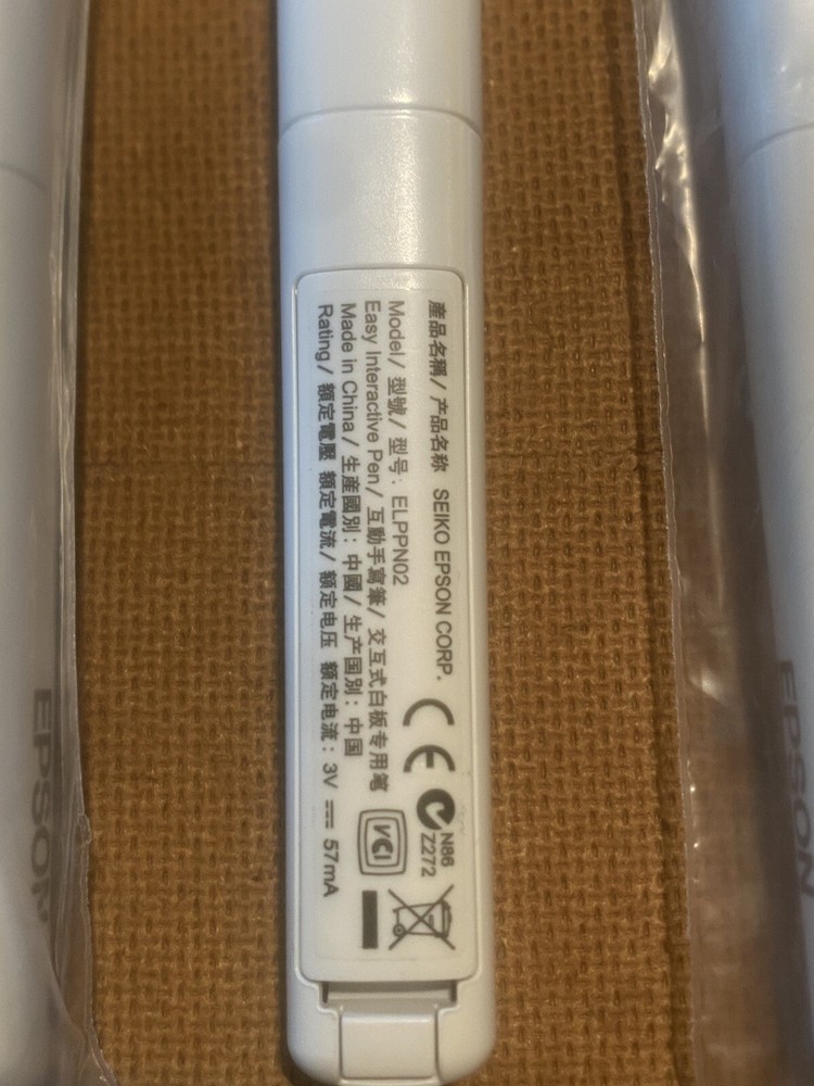 5 Epson ELPPN02 Easy Interactive Pens