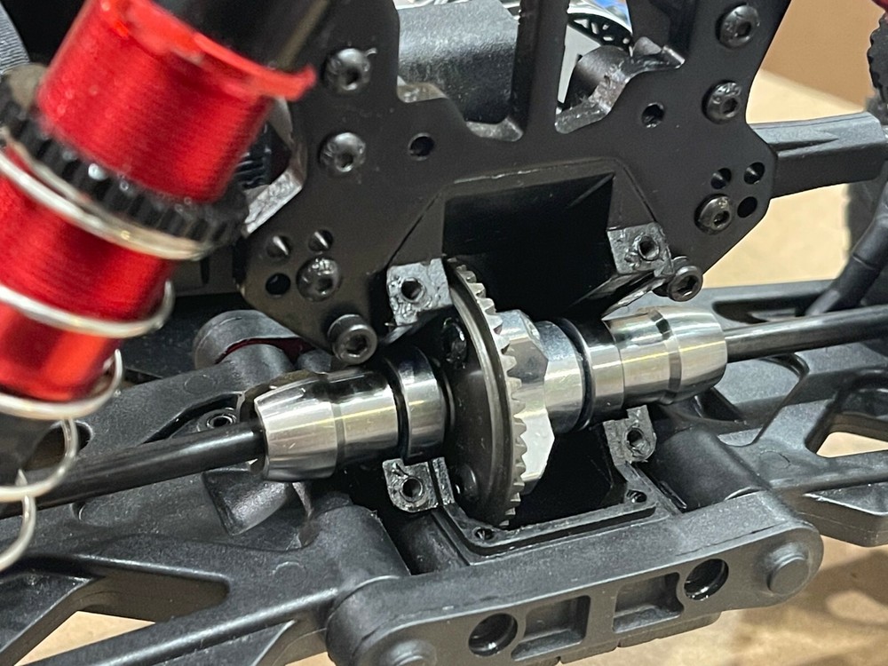 Stainless Steel Solid Axle Diff Differential Locker for Arrma 6S BLX Notorious