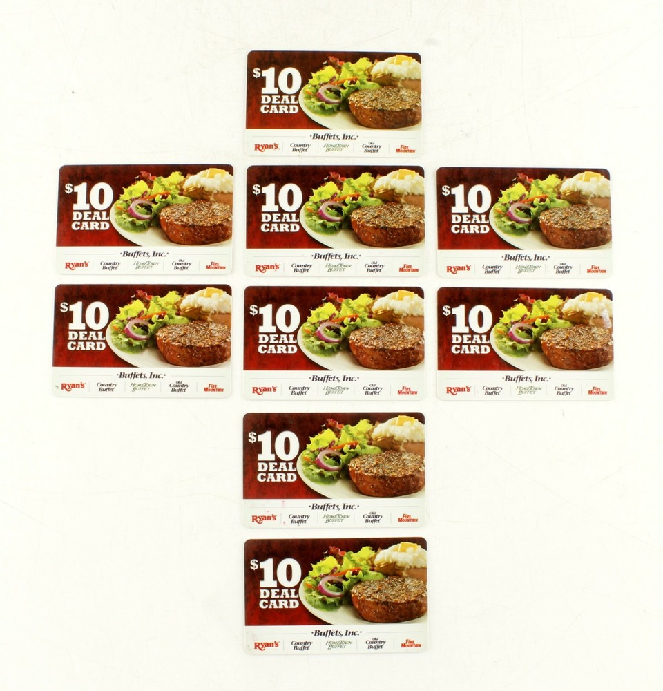 - $ 83.85 BUFFETS, INC GIFT CARD