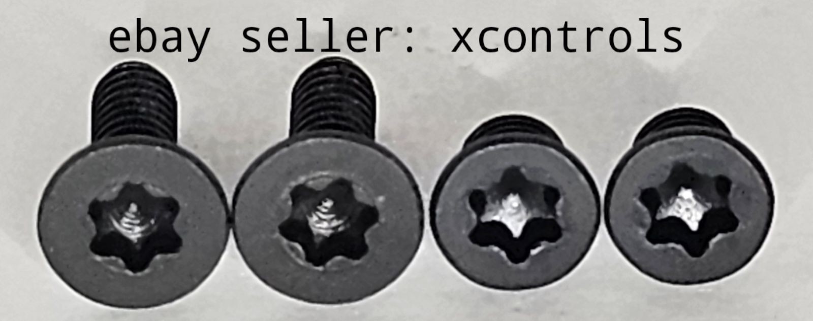 GIDEON OMEGA & MAC 9 DS Optic & Plate screws (CUSTOM-MADE) - (4-40 optic screws)