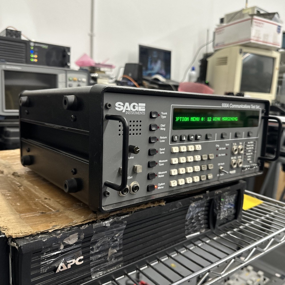 Sage Instruments 930A Communications Test Set w/ Power Chord