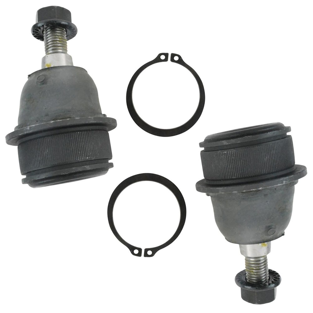 TRQ Front Lower Driver and Passenger Side Ball Joint Set Compatible with 2007...