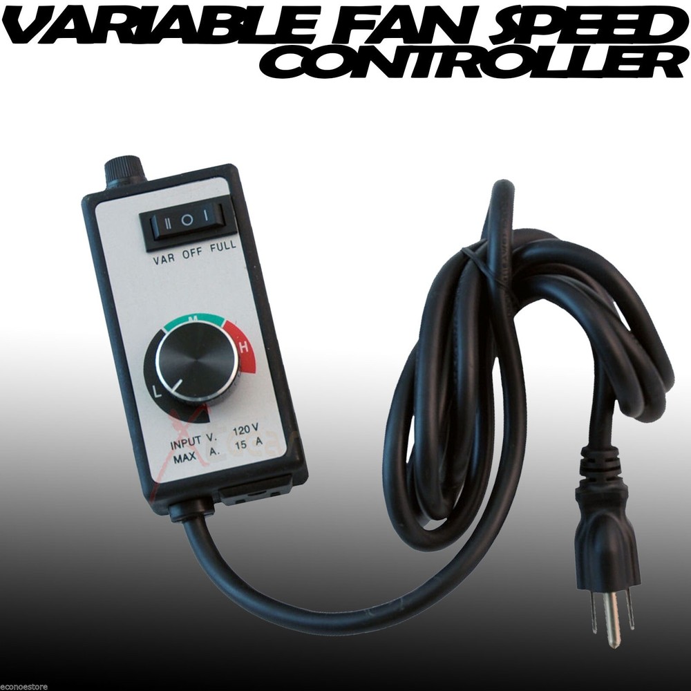 New Variable Dial Router Fan Speed Controller for Duct and Inline Fans