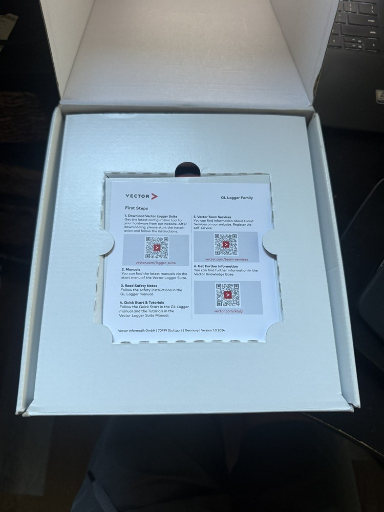 New Vector GL20000 Data Logger CAN/LIN capability.