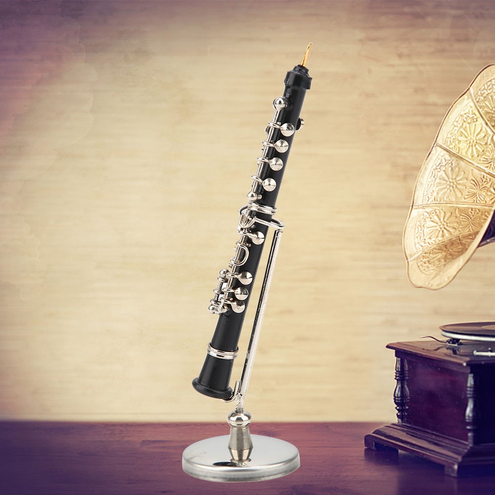 Mini Oboe Model Elegant Ornament For Music Lovers Easy To Use