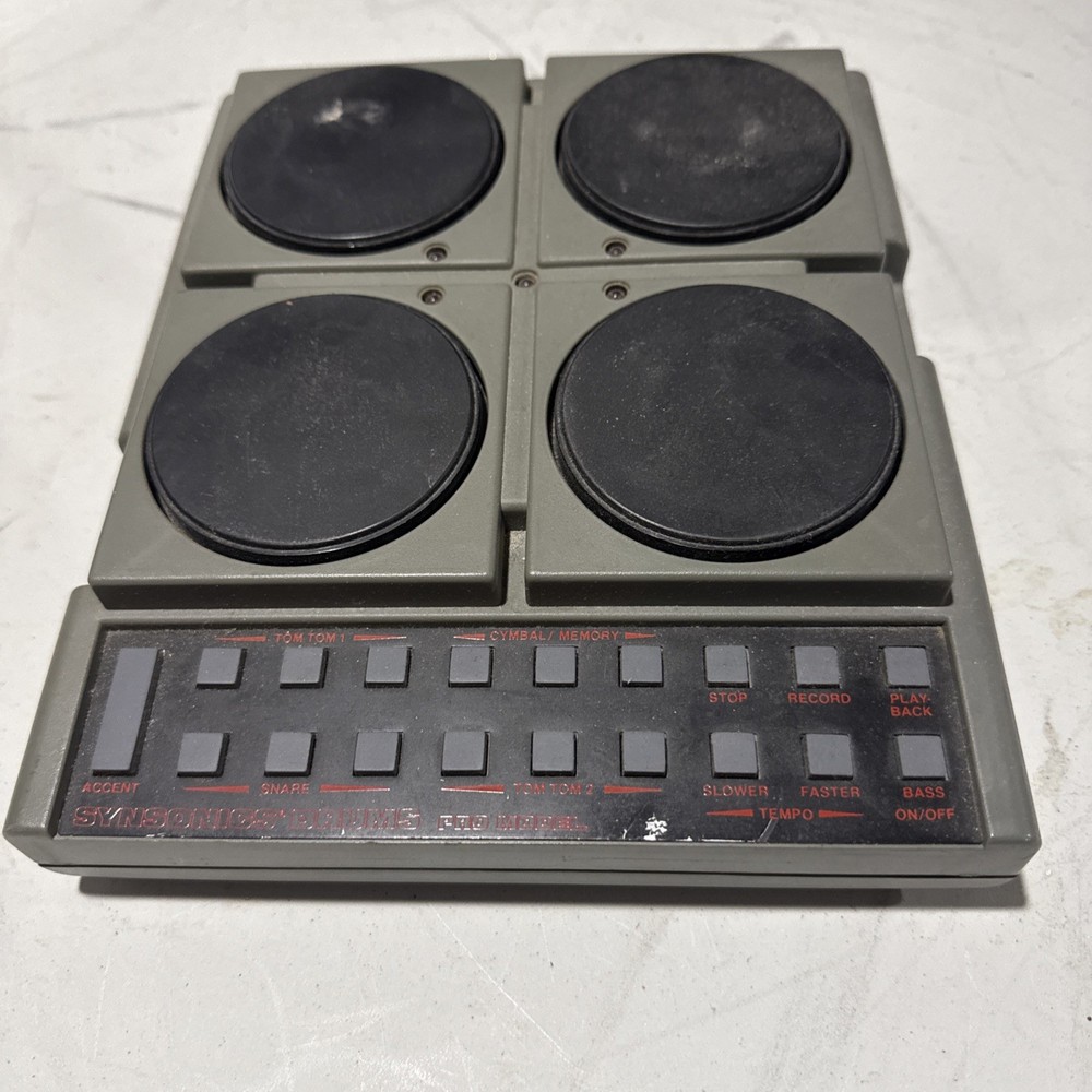 Vintage Mattel Synsonics Drums Drum Machine Sequencer No Adapter