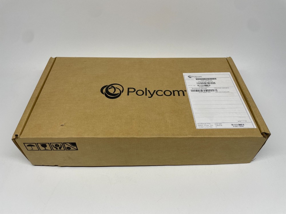 Polycom 2200-23809-002 Primary Ceiling Microphone Array Mic3, White NEW