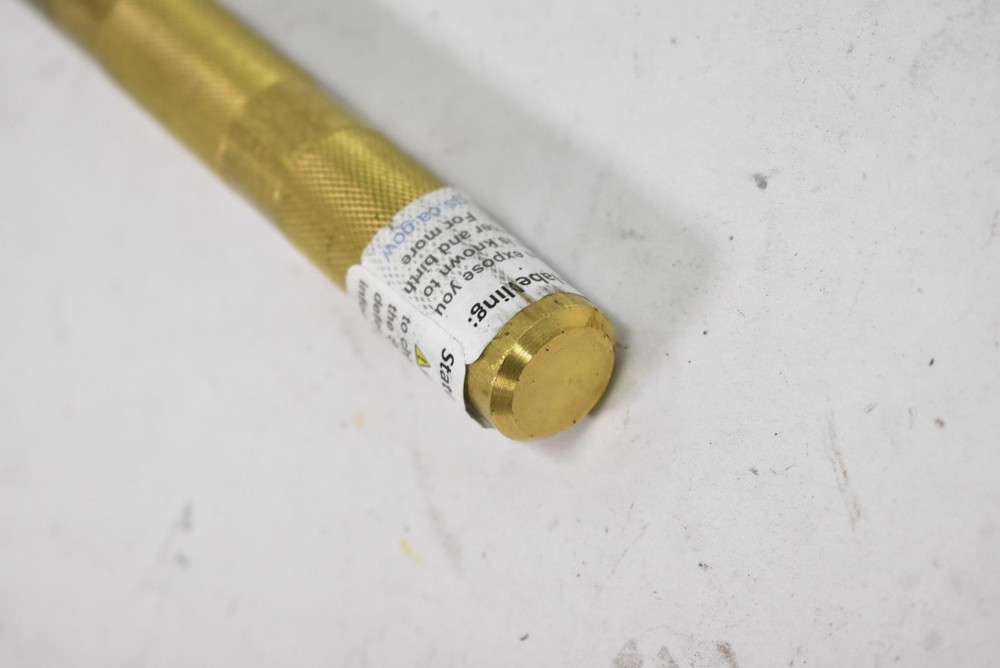 Mayhew 25078 3/4" x 12" brass drift punch solid brass alignment tool