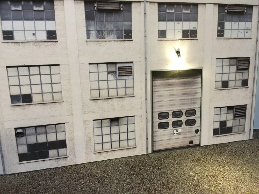 O Scale Scratch Built Industrial #3 Combo Building w/LEDs, Flat/Front MTH Lionel