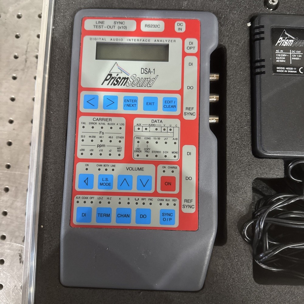 PrismSound DSA-1 Digital Audio Interface AES/EBU Signal Analyzer Generator