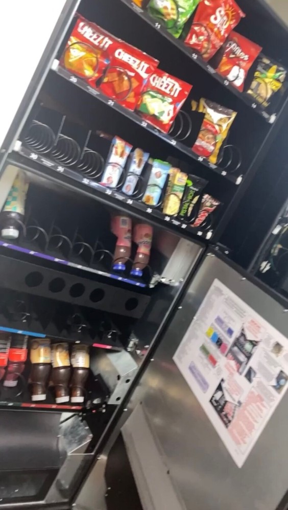 Refrigerated Snack and Drink Combo Vending Machine With 22 Inch Touch Screen