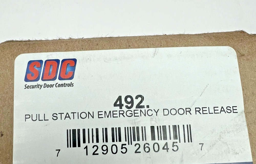 492 PULL STATION EMERGENCY DOOR RELEASE