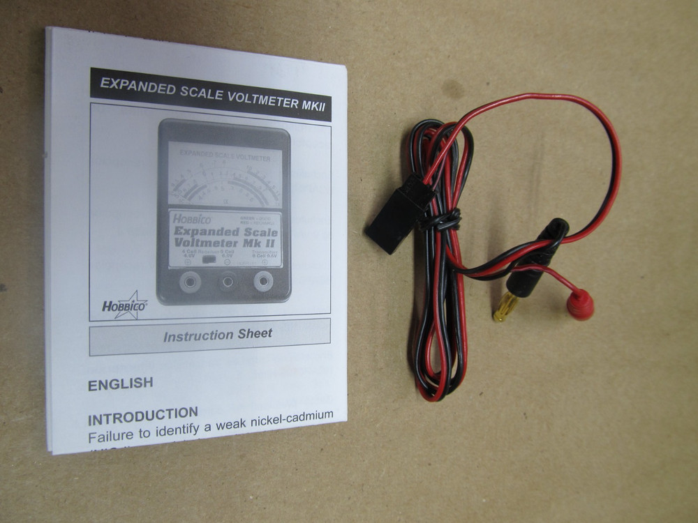 Hobbico Expanded Scale Voltmeter MKII - #HCAP0351